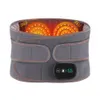 Back Massager Electric Heating Waist Massage Belt Back Support Massage Belt Far Infrared Vibration Compress Lumbar Brace Therapy Massager 230314