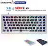 KIT de clavier mécanique personnalisé GK84 GK84S, accessoires de jeu, commutateurs optiques Kailh BOX, échange à chaud, sans fil, Bluetooth