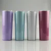 20 uncji chudy stal nierdzewna Glitter wino wina próżniowa kawa Izolowana kubek piwo Shimmer Tumbler Rainbow Travel Mub