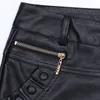 Women's Shorts 0609 Spring Autumn PU Leather BlackRed Sexy Booty Faux Ladies Outwear M5XL 230314