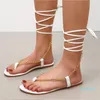 Sandały 2023 Kobiety Summer Fashion Flat Buty dla dorosłych komfort w stylu brytyjski