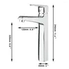 Bathroom Sink Faucets Monite Est High Rise Polished Chrome Stream Flow Basin Faucet Single Handle Water Mixer Tap