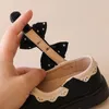First Walkers Spring Autumn Baby Girls Leather Shoes Toddler First Walkers Cute Princess Shoes Kids Single Flats Shoe 230314