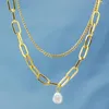 Chaînes FS gros en vrac personnalisé arrivée délicate couleur or bijoux pour femmes collier de haute qualité