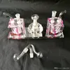 Smoking Pipes Double Siamese alcohol lamp hookah ,Wholesale Bongs Oil Burner Pipes Water Pipes