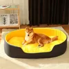 Canelas Canetas Cama de cães de estimação Casca quente para cães pequenos de cães grandes de cães de dormir cestas à prova d'água Cats House Kennel tape