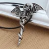 Vintage Punk Dragon Épée Pendentif Collier Hommes Croix Crâne Ailes Pendentif Collier Cool Hip Hop Hommes Bijoux Charme Accessoire Collier En Gros Prix