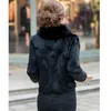 Women's Fur & Faux Faroonee Stylish Coat Thicken Warm Outwear Women Winter Jacket Long Sleeve White Black Plus Size 3XL Q1600