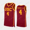 Maglia da basket NCAA USC Trojans College Malik Thomas Kijani Wright Tre White Oziyah Sellers Drew Peterson Iaroslav Niagu Joshua Morgan Johnson Iwuchukwu Ellis