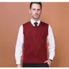 Men s Vests Sweater Autumn Winter Wool Sleeveless Basic Knit Casual Fashion V Neck Striped Mens Clothes Plus Size 3XL 230313