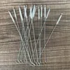 Drinking Straws Stainless Steel Cleaning Brushes reusable straws Brush 17.5cm*5mm