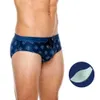 Roupas de banho masculinas de push shimshith masculino masculino de traje de praia de traje de banho de traje de banho impresso Briefas de natação rápida Troncos de natação L230314