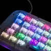 60% клавиш милая собака RGB Клавиатура подсветка 64 Ключ с помощью программируемого механического комплекта Hot Swap Socket Acylic Macro клавиатура