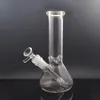 8inch Hohadah Beaker Glass Bong Smoking Water Pipes Dab Rig Ice Catcher厚い素材喫煙ツール14mmタバコボウルを最も安い