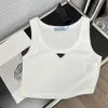 Gilet da donna T-shirt da donna sexy Bustier senza maniche T-shirt slim Summer Lady Top corto traspirante