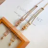 Rose Gold bransoletki projektant link łańcuch bransoletka luksusowa biżuteria damska miłosne dar bangle kobiety exqualite tytanowe stal urok Chirstmas Walentynki Dzień