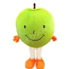 Ny vuxen Giant Green Apple Mascot Costumes Cartoon Character Outfit Suit Xmas Outdoor Party Outfit Adult Size Promotional Advertising Clothings