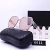 Top-Luxus-Designer-Sonnenbrillen 20 % Rabatt auf Overseas Street Shooting Travel Fashion Glasses 6012