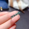 Wedding Rings Green Beautiful thread ring 925 Sterling Silver Diamond ring Fashion jewelry 230313