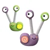Decompressão do caracol Tubos telescópicos Fidget Toys Toy sensorial Fresh Light Light Realike for for Stress Ansiety Allear