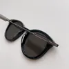 ガンメタルブラックグレーラウンドサングラス男性用ダークグレーサンシェードファッションメガネ gafas de sol デザイナーサングラス UV400 メガネボックス付き