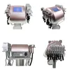 La macchina ad ultrasuoni RF per cavitazione RF 6 in 1 più venduta per il dimagrimento del corpo con sollevamento della pelle con laser a 8 cuscinetti