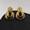 Botiega Circular Earrings Designer Studs bengelen voor vrouw goud vergulde 18K sieraden T0P -kwaliteit hoogste aanrechtkwaliteit klassieke stijl jubileumgeschenk 048