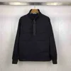 Mensjackor varumärke Män stänger av krage vindbrytare blixtlås med lapptäcke som kör sport hoody jogger casual coat size m-xxl 9871 Stones Island