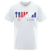 T-shirty męskie Bawełniane krótkie rękawowe koszulka dla mężczyzn moda American 3D Print Flag Flag Top Summer Trapstar Ogaberia T-shirt Men Ubranie 230313