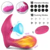 Vibratoren Drahtlose Fernbedienung G-punkt Klitoris Sauger Klitoris Stimulator Paar Dildo Höschen Vibrator Weibliche Sex Spielzeug für Frauen Erwachsene 18 230314