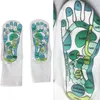 Men's Socks Feet Reflexology Acupressure Relieve Unisex Massage Illustration English Physiotherapy CompleMen's