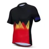 Vestes de course respirant à séchage rapide maillot ajusté fermeture éclair complète descente descente cyclisme maillots à manches courtes avec poche