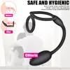 Vibrators draadloze cockring vibrators voor mannen penis ringen anale plug prorostaat massager mannelijke masturbator vrouwen kontdilatator seksspeeltjes paren 230314