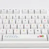 128 touches PBT XDA profil été peinture blanc Keycaps pour clavier de jeu mécanique personnalisé MX commutateur SYE-SUB XDA Keycap