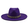 Wide Brim Hats Bucket Hats Autumn Winter Men's Fedoras Women's Felt Hat Ladies Sombrero Jazz Male Bowler Hat Outdoor Vintage Top Hats Large Brim 9.5cm 230314