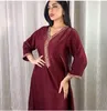 Ethnische Kleidung 2023 Muslim Dubai Abaya Frauen Langarm Kimono Marokkanische Kaftan Abendkleider Eid Mubarak Modest Kleid Djellaba Femme Roben