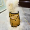 Designer Dog Harness PU Leather Dog Backpack Soft Air Mesh Adjustable Pet Harnesses Pets Bandand for Small Medium Dogs PS1838