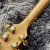 New Custom Jazz Electric Guitar With Natrual Wood Color Guitarra Eletrica Rosewood Fingerboard Gold Color Hardware High Quality Guitars Fast shipping