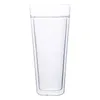 Canecas Double Wall Glass Coffee Cop Big Bubble Tea Travel Camping Milk Caneca XXL Funni Gift Tazzine Da Caffe Drinkware