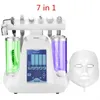 Hydro Microdermoabrasione 5 6 7 In 1 Cold Hammer Bio Rf Water Hydra Dermoabrasione Macchina per la pulizia dei pori per la cura della pelle del viso per uso spa