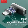 Type-C Magnetic Adapter 100W PD USB-C 24Pins Fast Charging for iPad MacBook Pro Switch/Lenovo/Dell Notebook charge