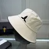 2023 New Female Fashion cappelli a secchiello L Lettera Double sided Cappello da pescatore Outdoor Travel Sun Parasole Cappello da sole Basin Hat Male