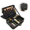 Cosmetische tassen Cases Aankomst grote multi-verdiepingen tellende professionele make-up pakkettas nagelpatroon semi-permanente gereedschapskist cosmetische kast zakken 230314