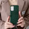 Острие зерно Vogue Phone Case для iPhone 14 13 Pro Max Samsung Galaxy Z Fold3 Fold4 5G Flip3 Flip4 S23 S22 Sony Xperia 10 1 5 Google Pixel 7 6 Подлинная кожаная оболочка.