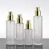 Opslagflessen glas cosmetische verpakking 80 ml spuitfleslotionpomp te koop