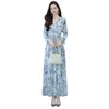 Party Dresses Summer Chiffon Floral Boho Beach Prom Loose Dress for Women Elegant V-Neck BodyCon Maxi Dresses Fashion Party Night Vestido 230314