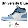 أحذية كرة السلة Jumpman 1 Basketball Shoes Men 1s University Blue Hyper Royal Patent Panda OG dark Mocha bred shadow UNC Smoke Grey Women Sports Sneakers trainers