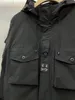 DUYOU Hommes Vestes Coupe-Vent Zip À Capuche Crème Solaire Survêtement Hip Hop Designer Manteaux Brassard Mode Printemps et Automne Parkas Imperméables Taille M-2XL 80007