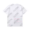 Mens Designer t Shirt Friends Letter Print Tees Big v Men Short Sleeve Hip Hop Style Black White Orange T-shirts Vloness White Shirt Size S-xl