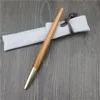 Penne gel Cina Penna a rullo in legno tradizionale fatta a mano Colore naturale Rame Firma per affari Come regalo di lusso Opzione 3 colori